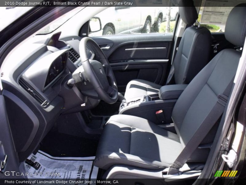 Brilliant Black Crystal Pearl / Dark Slate Gray 2010 Dodge Journey R/T