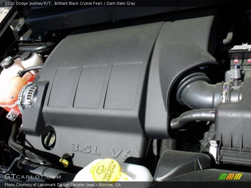 Brilliant Black Crystal Pearl / Dark Slate Gray 2010 Dodge Journey R/T