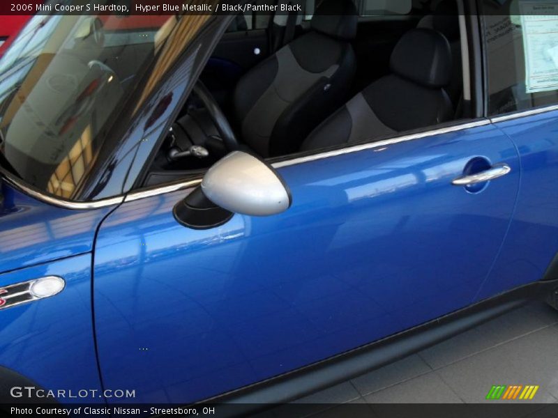 Hyper Blue Metallic / Black/Panther Black 2006 Mini Cooper S Hardtop