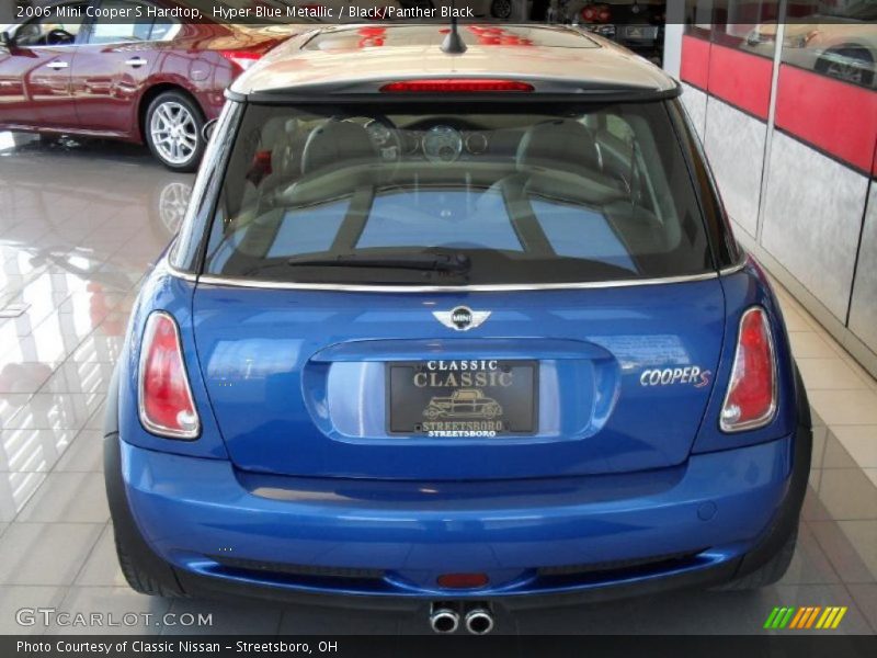 Hyper Blue Metallic / Black/Panther Black 2006 Mini Cooper S Hardtop