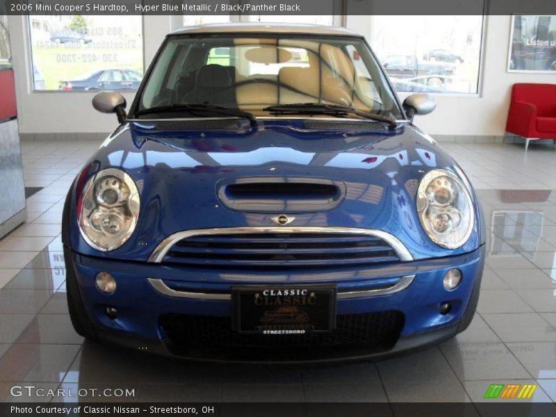 Hyper Blue Metallic / Black/Panther Black 2006 Mini Cooper S Hardtop