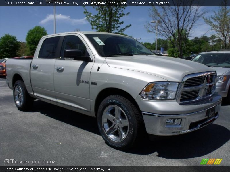 Light Graystone Pearl / Dark Slate/Medium Graystone 2010 Dodge Ram 1500 Big Horn Crew Cab