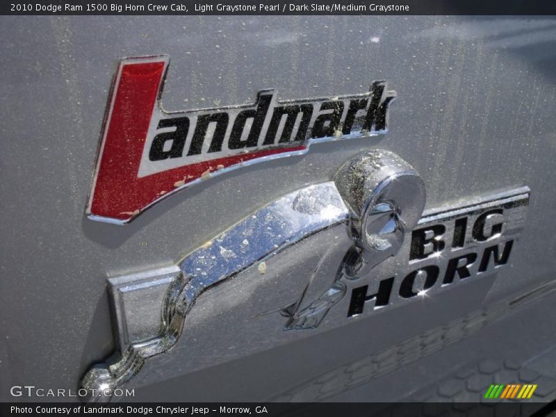 Light Graystone Pearl / Dark Slate/Medium Graystone 2010 Dodge Ram 1500 Big Horn Crew Cab