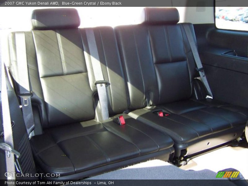 Blue-Green Crystal / Ebony Black 2007 GMC Yukon Denali AWD