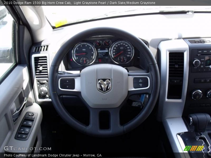 Light Graystone Pearl / Dark Slate/Medium Graystone 2010 Dodge Ram 1500 Big Horn Crew Cab