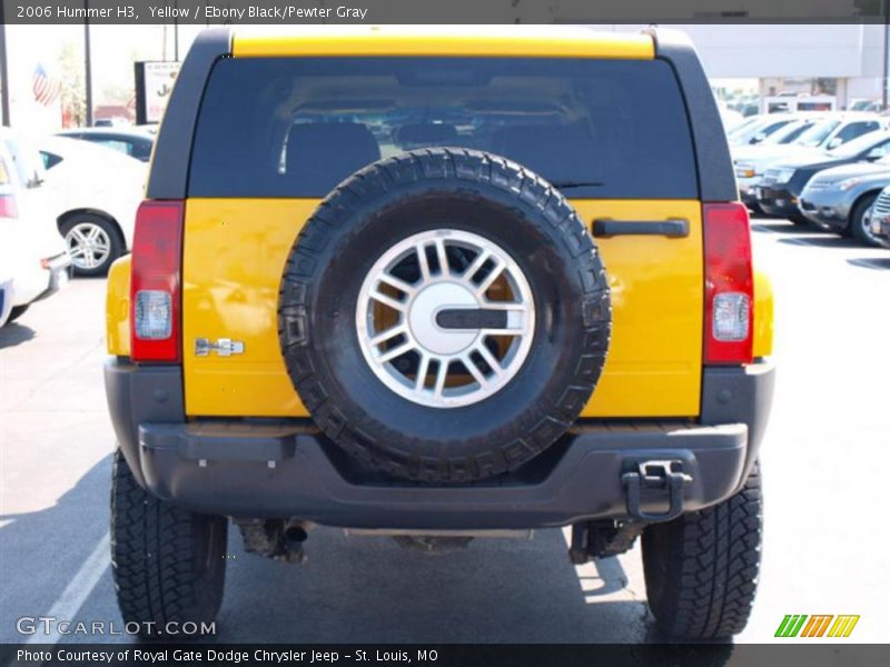 Yellow / Ebony Black/Pewter Gray 2006 Hummer H3