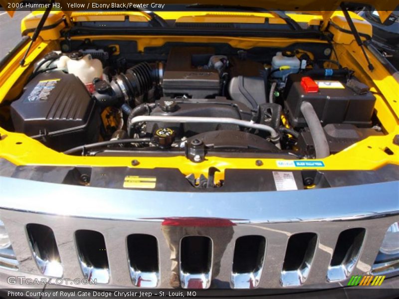 Yellow / Ebony Black/Pewter Gray 2006 Hummer H3