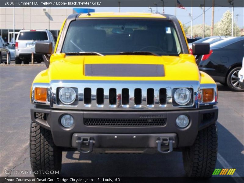 Yellow / Ebony Black/Pewter Gray 2006 Hummer H3