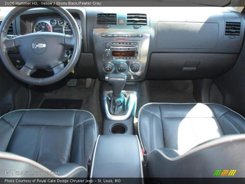 Yellow / Ebony Black/Pewter Gray 2006 Hummer H3
