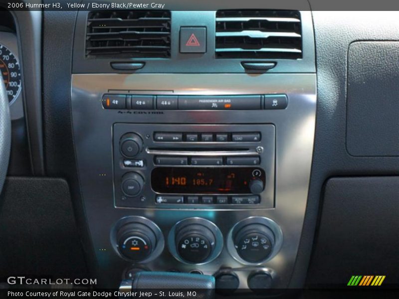 Yellow / Ebony Black/Pewter Gray 2006 Hummer H3