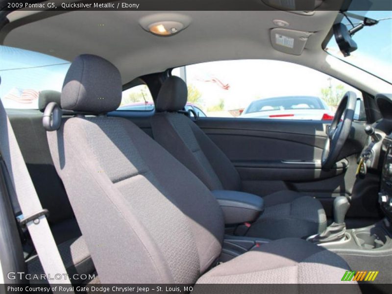 Quicksilver Metallic / Ebony 2009 Pontiac G5