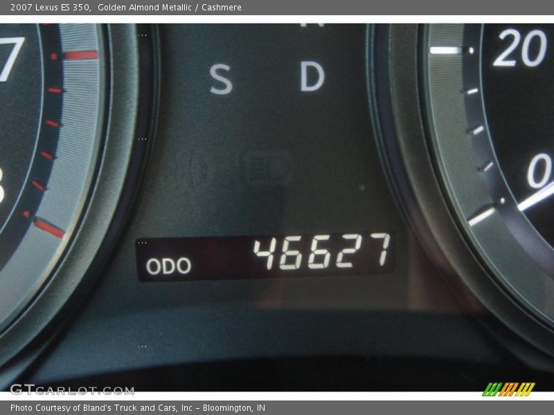 Golden Almond Metallic / Cashmere 2007 Lexus ES 350