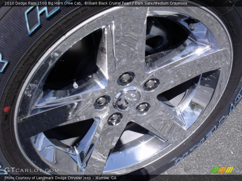 Brilliant Black Crystal Pearl / Dark Slate/Medium Graystone 2010 Dodge Ram 1500 Big Horn Crew Cab