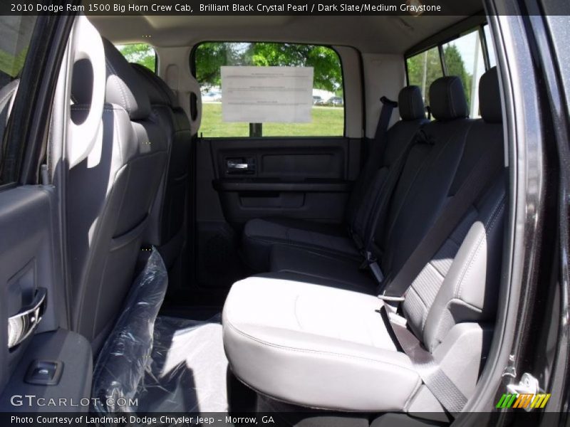 Brilliant Black Crystal Pearl / Dark Slate/Medium Graystone 2010 Dodge Ram 1500 Big Horn Crew Cab