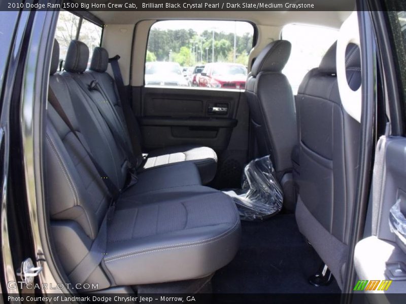 Brilliant Black Crystal Pearl / Dark Slate/Medium Graystone 2010 Dodge Ram 1500 Big Horn Crew Cab