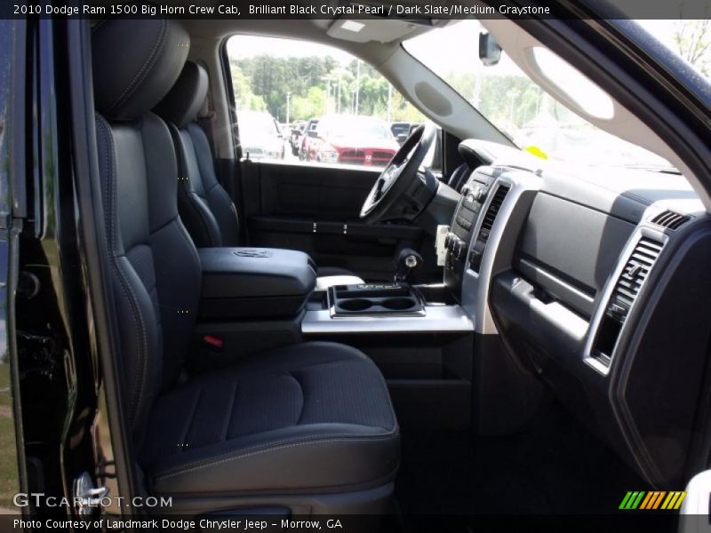 Brilliant Black Crystal Pearl / Dark Slate/Medium Graystone 2010 Dodge Ram 1500 Big Horn Crew Cab