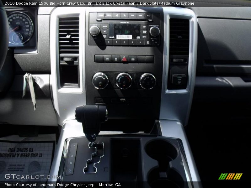Brilliant Black Crystal Pearl / Dark Slate/Medium Graystone 2010 Dodge Ram 1500 Big Horn Crew Cab