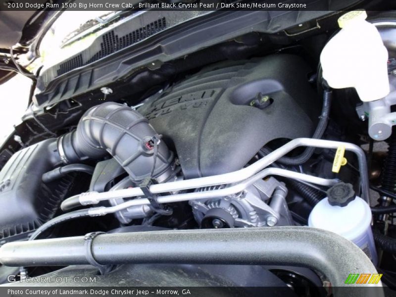 Brilliant Black Crystal Pearl / Dark Slate/Medium Graystone 2010 Dodge Ram 1500 Big Horn Crew Cab