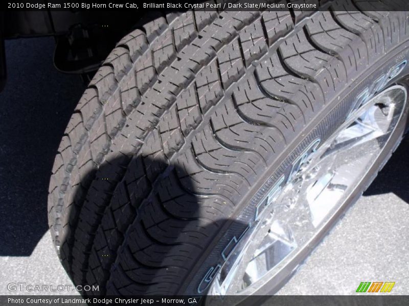 Brilliant Black Crystal Pearl / Dark Slate/Medium Graystone 2010 Dodge Ram 1500 Big Horn Crew Cab