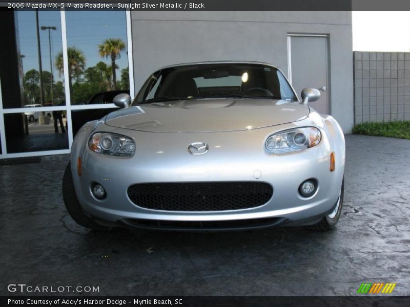 Sunlight Silver Metallic / Black 2006 Mazda MX-5 Miata Roadster