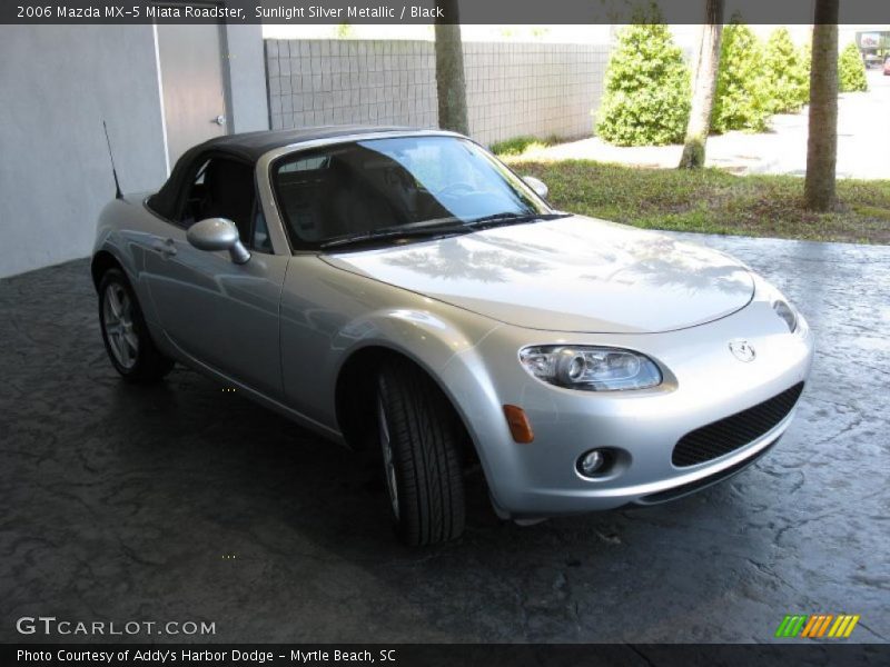 Sunlight Silver Metallic / Black 2006 Mazda MX-5 Miata Roadster