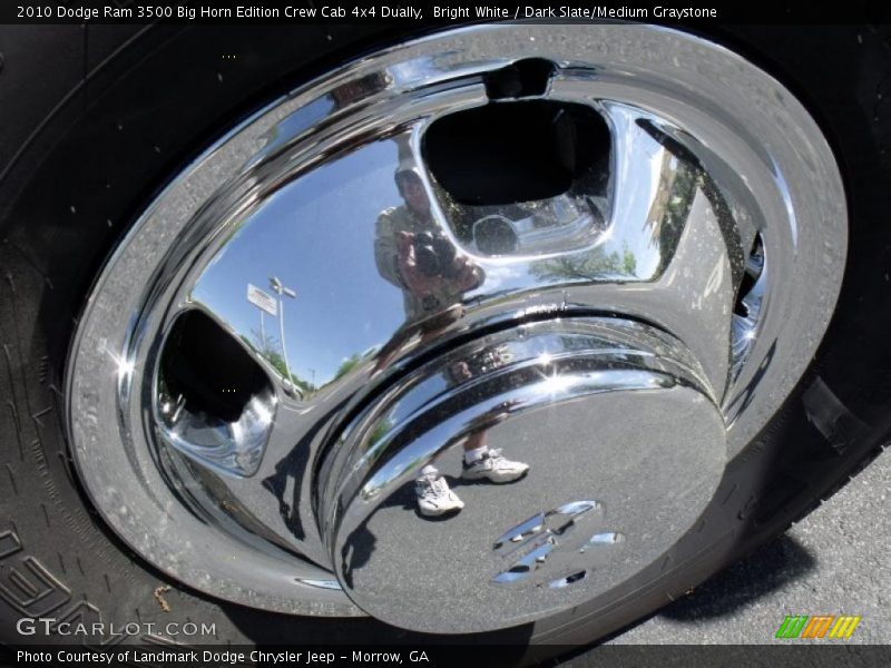 Bright White / Dark Slate/Medium Graystone 2010 Dodge Ram 3500 Big Horn Edition Crew Cab 4x4 Dually