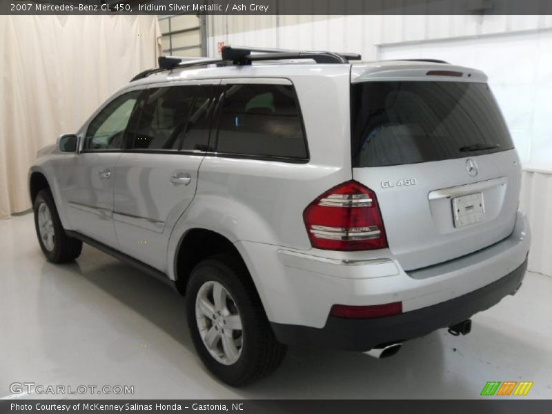 Iridium Silver Metallic / Ash Grey 2007 Mercedes-Benz GL 450