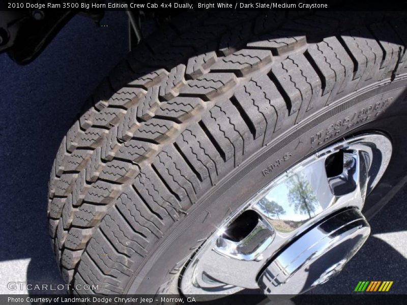 Bright White / Dark Slate/Medium Graystone 2010 Dodge Ram 3500 Big Horn Edition Crew Cab 4x4 Dually