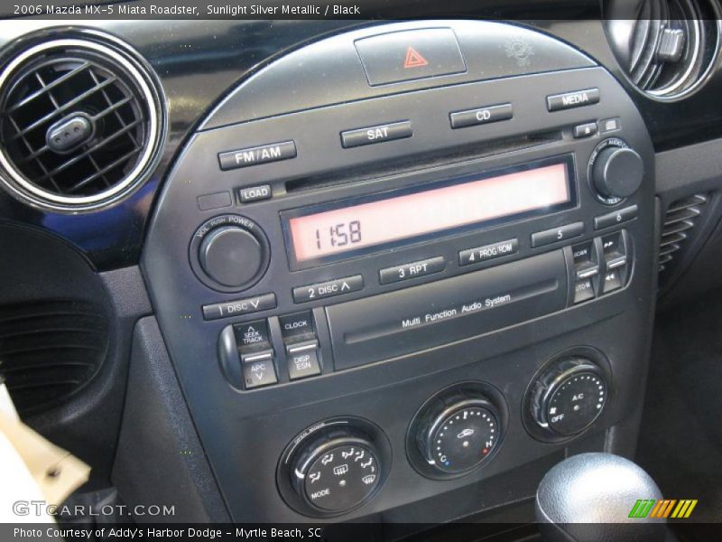 Sunlight Silver Metallic / Black 2006 Mazda MX-5 Miata Roadster