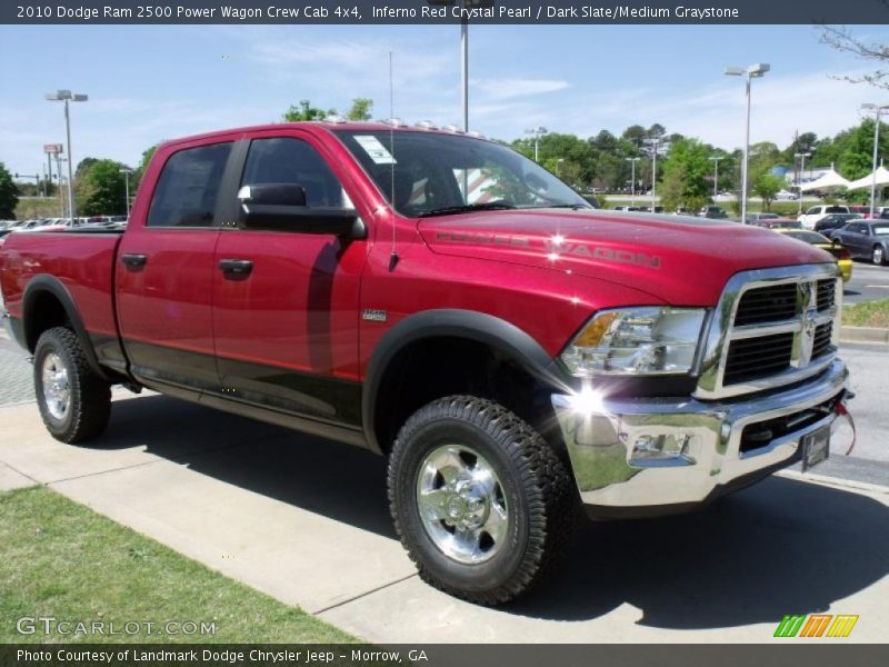 Inferno Red Crystal Pearl / Dark Slate/Medium Graystone 2010 Dodge Ram 2500 Power Wagon Crew Cab 4x4