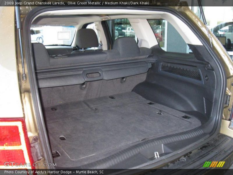 Olive Green Metallic / Medium Khaki/Dark Khaki 2009 Jeep Grand Cherokee Laredo