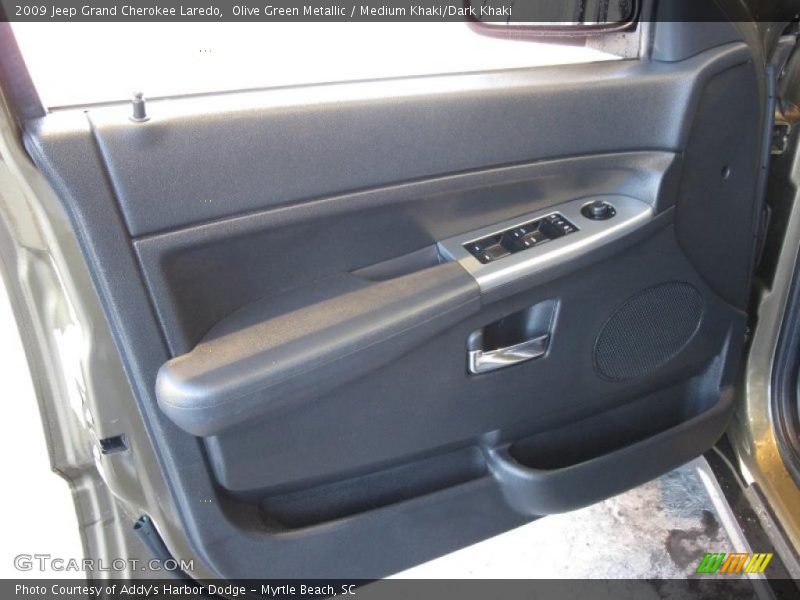 Olive Green Metallic / Medium Khaki/Dark Khaki 2009 Jeep Grand Cherokee Laredo