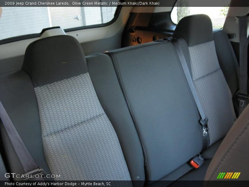 Olive Green Metallic / Medium Khaki/Dark Khaki 2009 Jeep Grand Cherokee Laredo