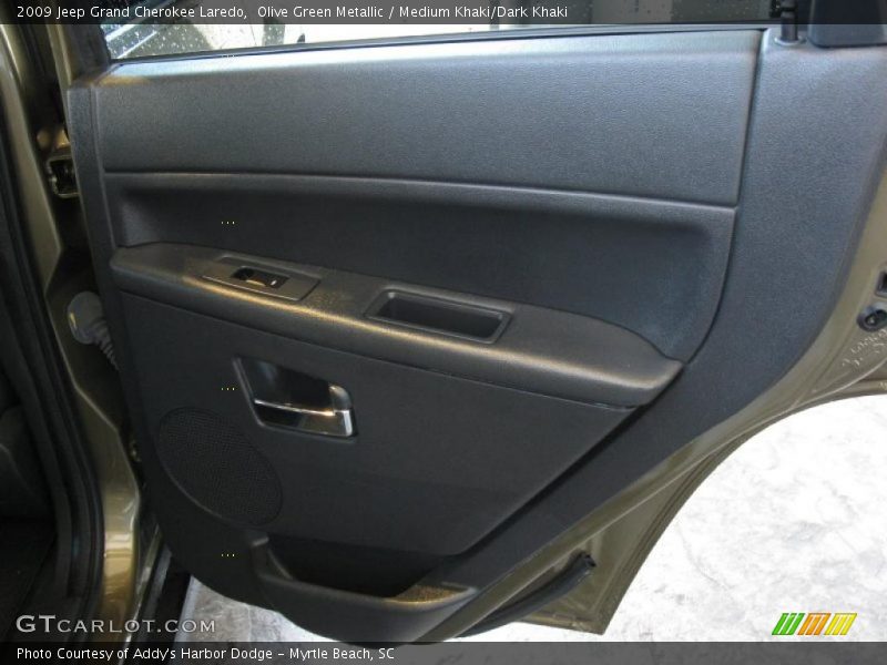 Olive Green Metallic / Medium Khaki/Dark Khaki 2009 Jeep Grand Cherokee Laredo
