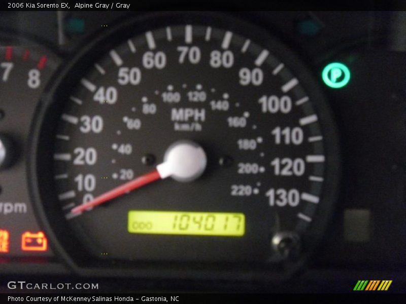 Alpine Gray / Gray 2006 Kia Sorento EX