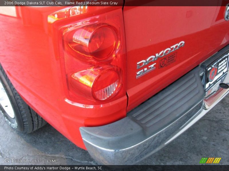 Flame Red / Medium Slate Gray 2006 Dodge Dakota SLT Club Cab