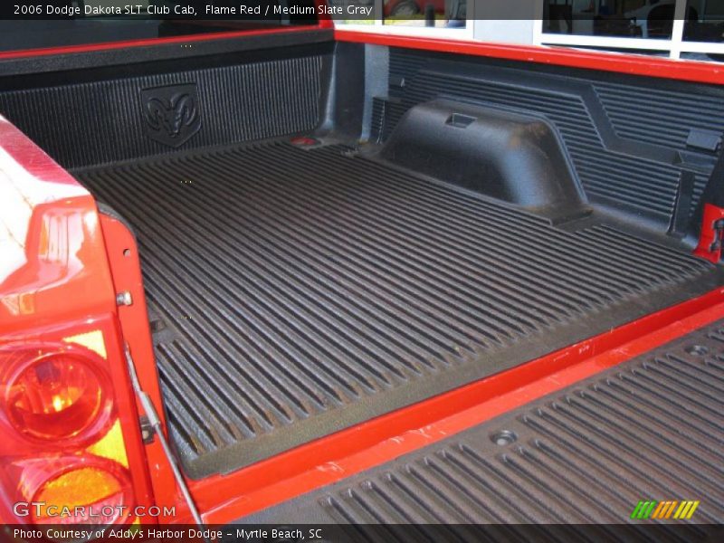 Flame Red / Medium Slate Gray 2006 Dodge Dakota SLT Club Cab