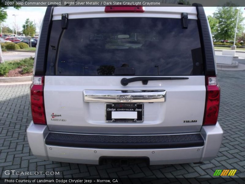 Bright Silver Metallic / Dark Slate Gray/Light Graystone 2007 Jeep Commander Limited