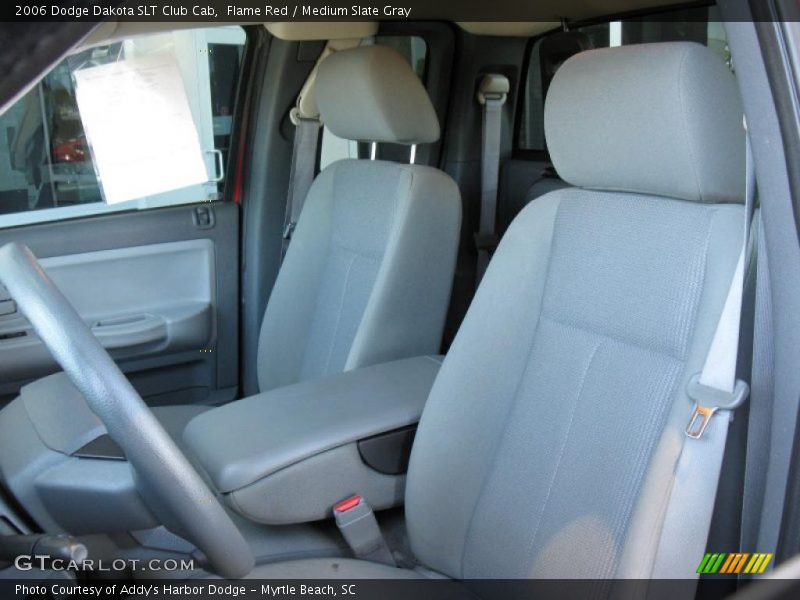 Flame Red / Medium Slate Gray 2006 Dodge Dakota SLT Club Cab
