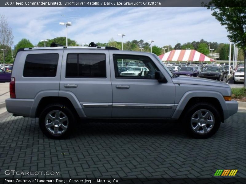 Bright Silver Metallic / Dark Slate Gray/Light Graystone 2007 Jeep Commander Limited