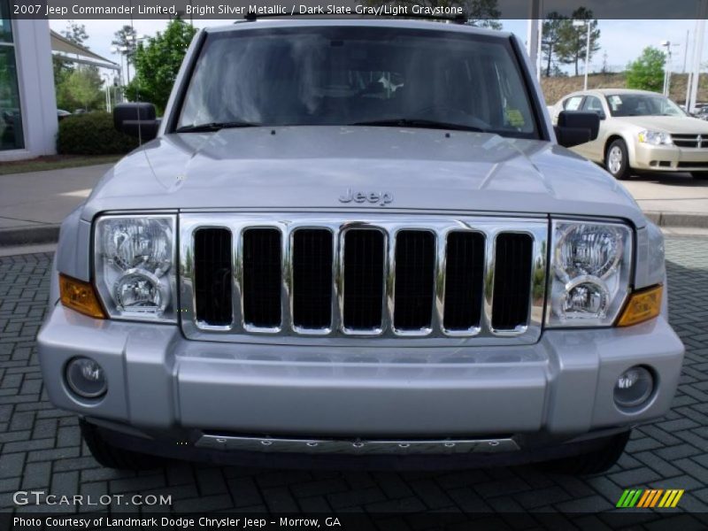 Bright Silver Metallic / Dark Slate Gray/Light Graystone 2007 Jeep Commander Limited