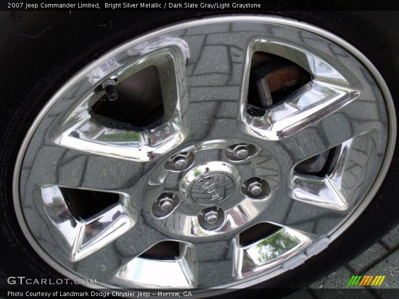 Bright Silver Metallic / Dark Slate Gray/Light Graystone 2007 Jeep Commander Limited