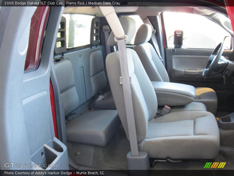 Flame Red / Medium Slate Gray 2006 Dodge Dakota SLT Club Cab