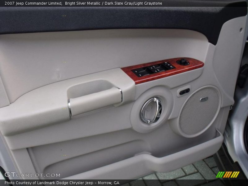 Bright Silver Metallic / Dark Slate Gray/Light Graystone 2007 Jeep Commander Limited
