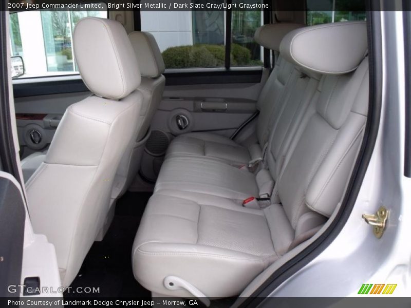 Bright Silver Metallic / Dark Slate Gray/Light Graystone 2007 Jeep Commander Limited