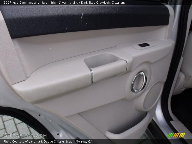 Bright Silver Metallic / Dark Slate Gray/Light Graystone 2007 Jeep Commander Limited