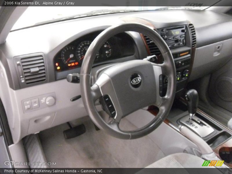 Alpine Gray / Gray 2006 Kia Sorento EX