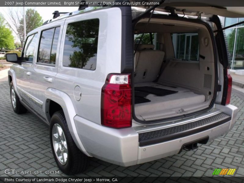 Bright Silver Metallic / Dark Slate Gray/Light Graystone 2007 Jeep Commander Limited