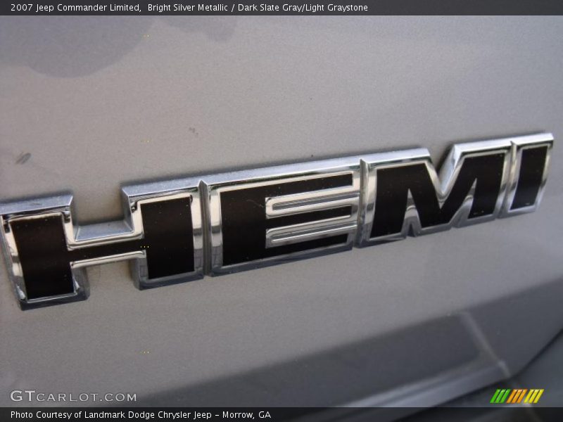 Bright Silver Metallic / Dark Slate Gray/Light Graystone 2007 Jeep Commander Limited