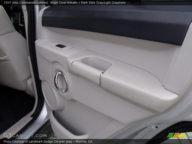 Bright Silver Metallic / Dark Slate Gray/Light Graystone 2007 Jeep Commander Limited